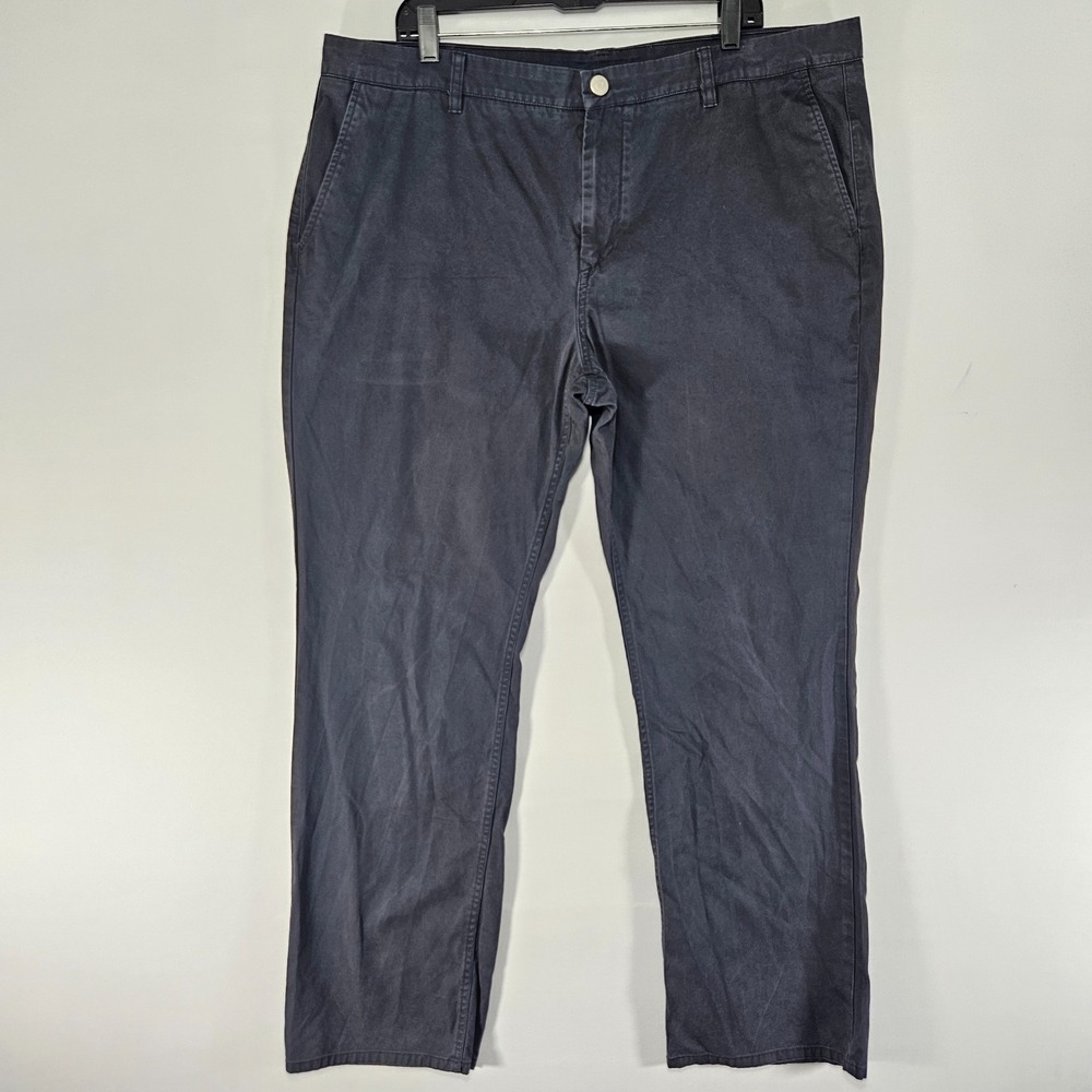 Bonobos Men's Chino Pants Trousers Flat Front Gray‎ Straight Fit 40x32